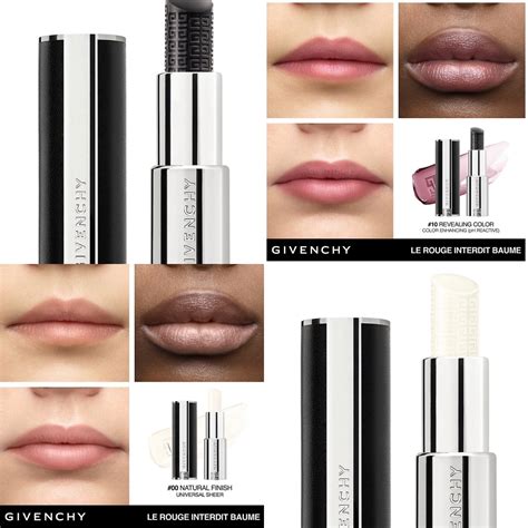 givenchy le rouge interdit 24h hydrating lip balm|givenchy interedit lip balm.